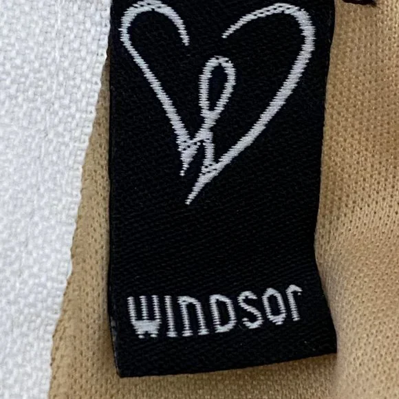 Windsor Meg Formal Sequin Halter Dress White Sz M - Picture 13 of 15